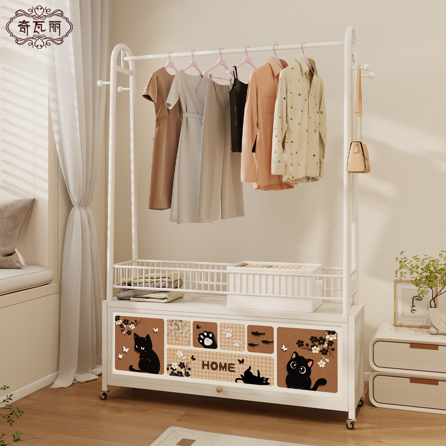 【全网热销】落地衣帽架挂衣架