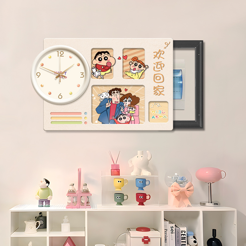 蜡笔小新奶油风电表箱装