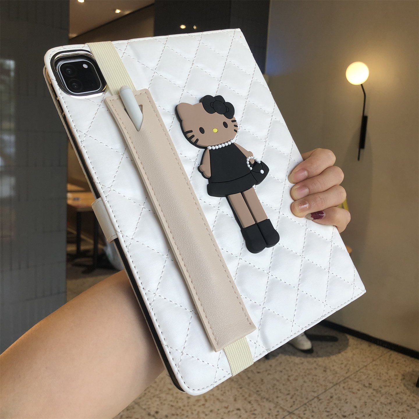 笔袋书本式带搭扣适用苹果ipad11代a16保护套Air8/7/6第9/10代10.2可爱9.7寸Pro11防摔A2696笔槽12.9硅胶软壳