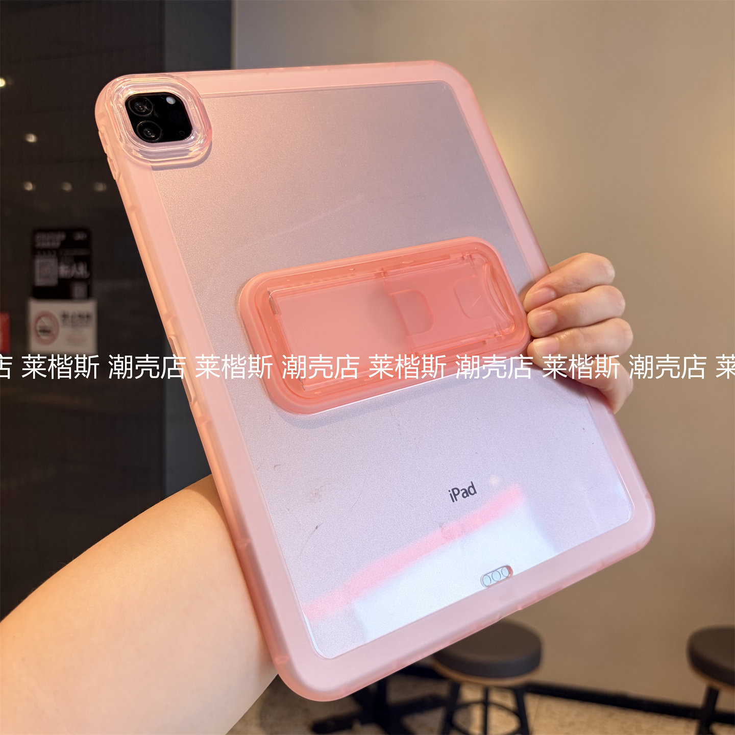 简约2026新款适用iPad11代a16保护套苹果10代8硅胶9.7平板Pro11透明粉10.2寸13无面盖Air456四角防摔MINI软壳
