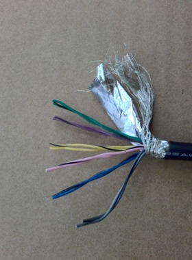 UL2464 6P*AWG25双绞屏蔽线/伺服专用柔性电缆 编码器线缆 特价