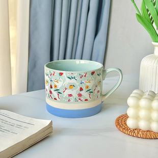 耐高温陶瓷马克杯可爱猫咪水杯家用早餐杯燕麦杯茶杯大容量水杯子
