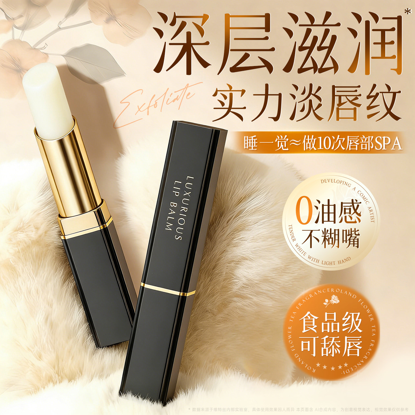 润唇膏女秋冬保湿滋润补水防干裂去死皮淡化唇纹官方旗舰店正品男