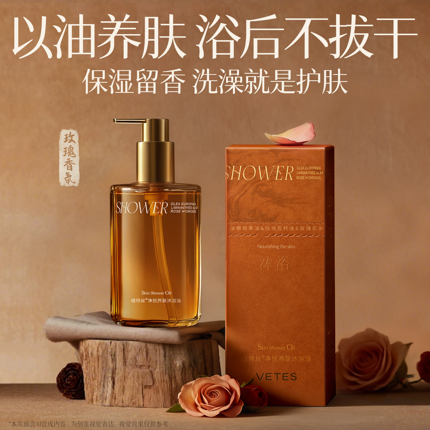 国货之光！热销100W+香氛沐浴油