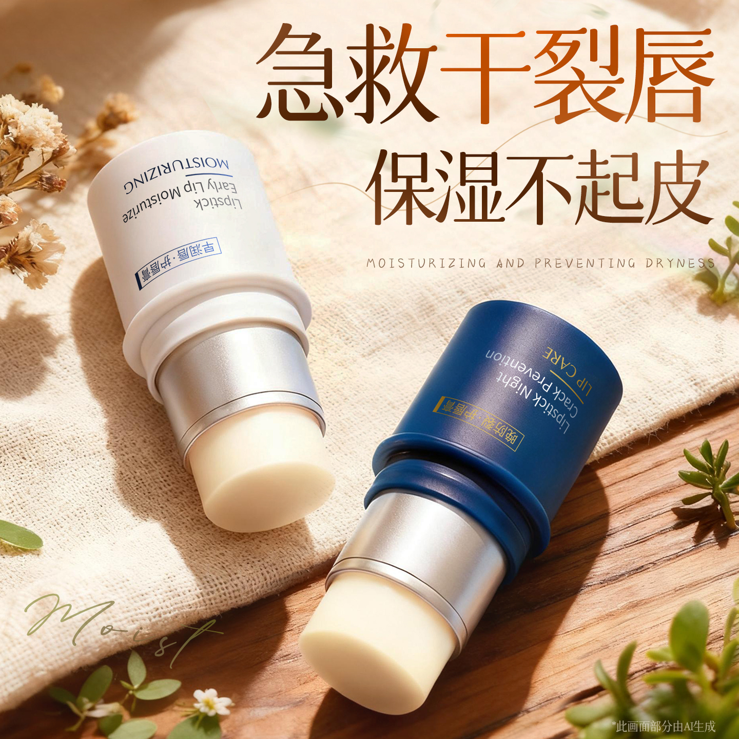 国货之光！热销100W+保湿润唇膏