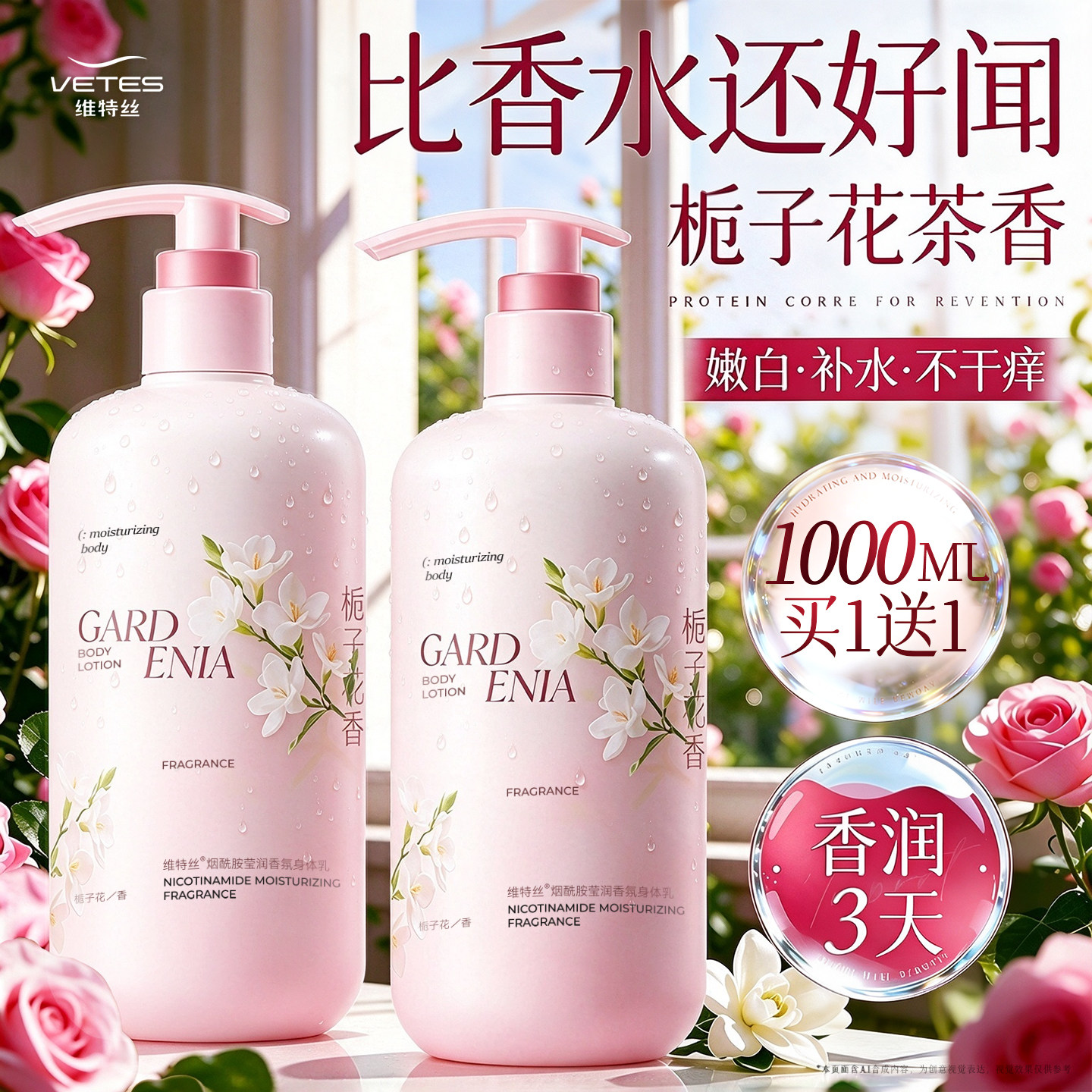 全网热销100万!保湿香氛身体乳