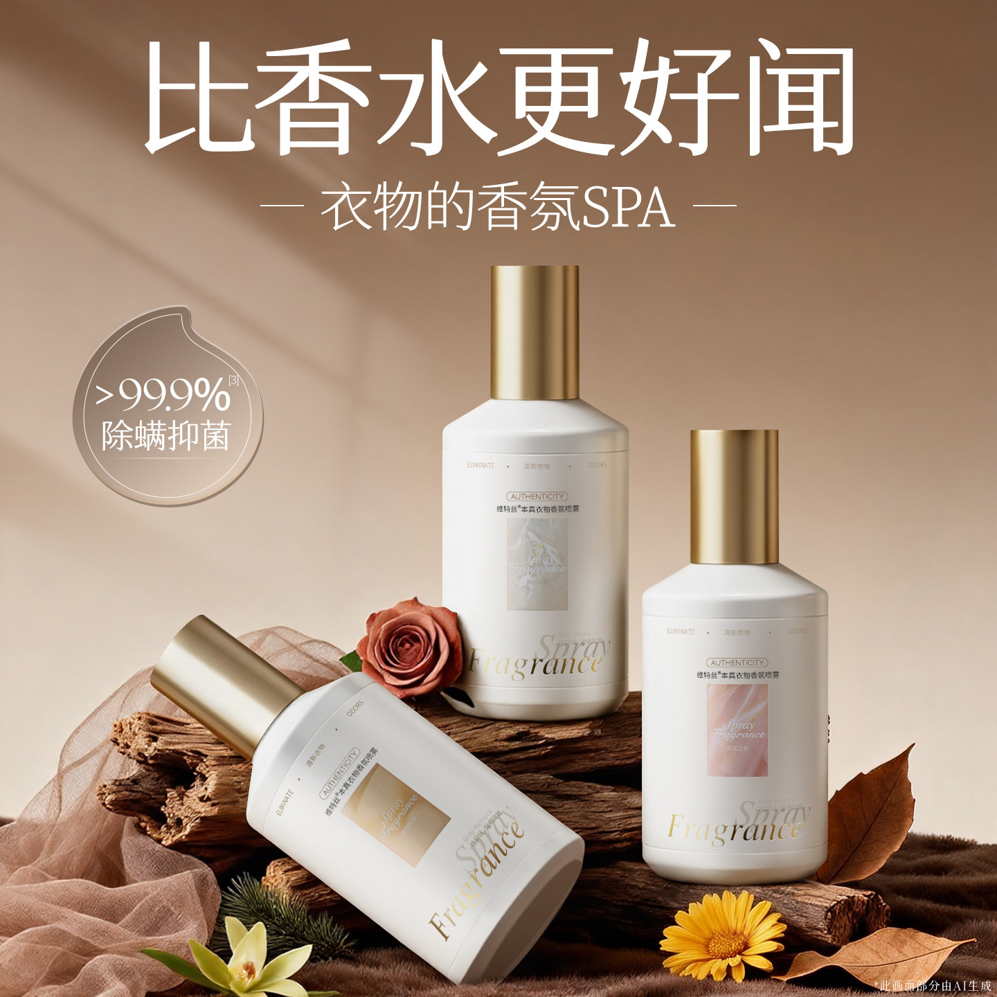 【抗静电】衣物香氛喷雾除味72小时持久留香专用柔顺除皱香水护衣,洗护清洁剂/卫生巾/纸/香薰,织物清洁/香氛除味/祛皱柔顺喷雾,淘宝优惠券,粉丝福利购,淘宝优惠卷