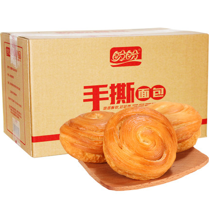 盼盼手撕面包2000g早餐软面包整箱西式糕点饱肚零食