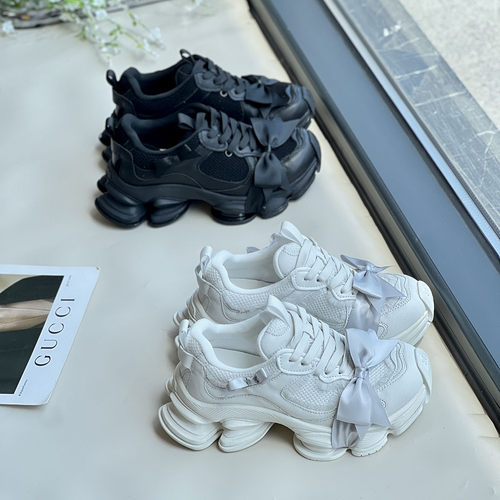 明星同款老爹鞋女2025新款厚底鞋