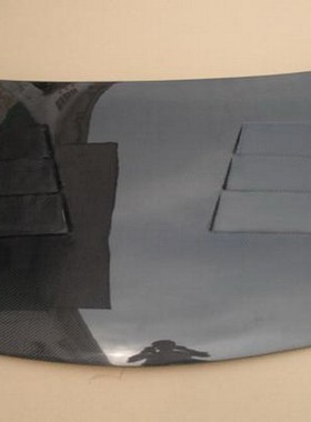 本田FD2汽车机盖 FD2改装开孔MU款碳纤材质机盖 引擎盖 头盖