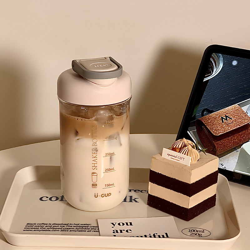 Tritan蛋白摇摇杯直饮便携健身图片