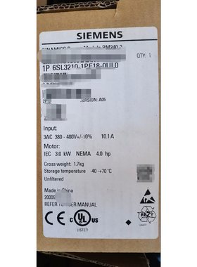 6Sl32101Pe180Ul0 Brand New Original Packaging Physical Shoot