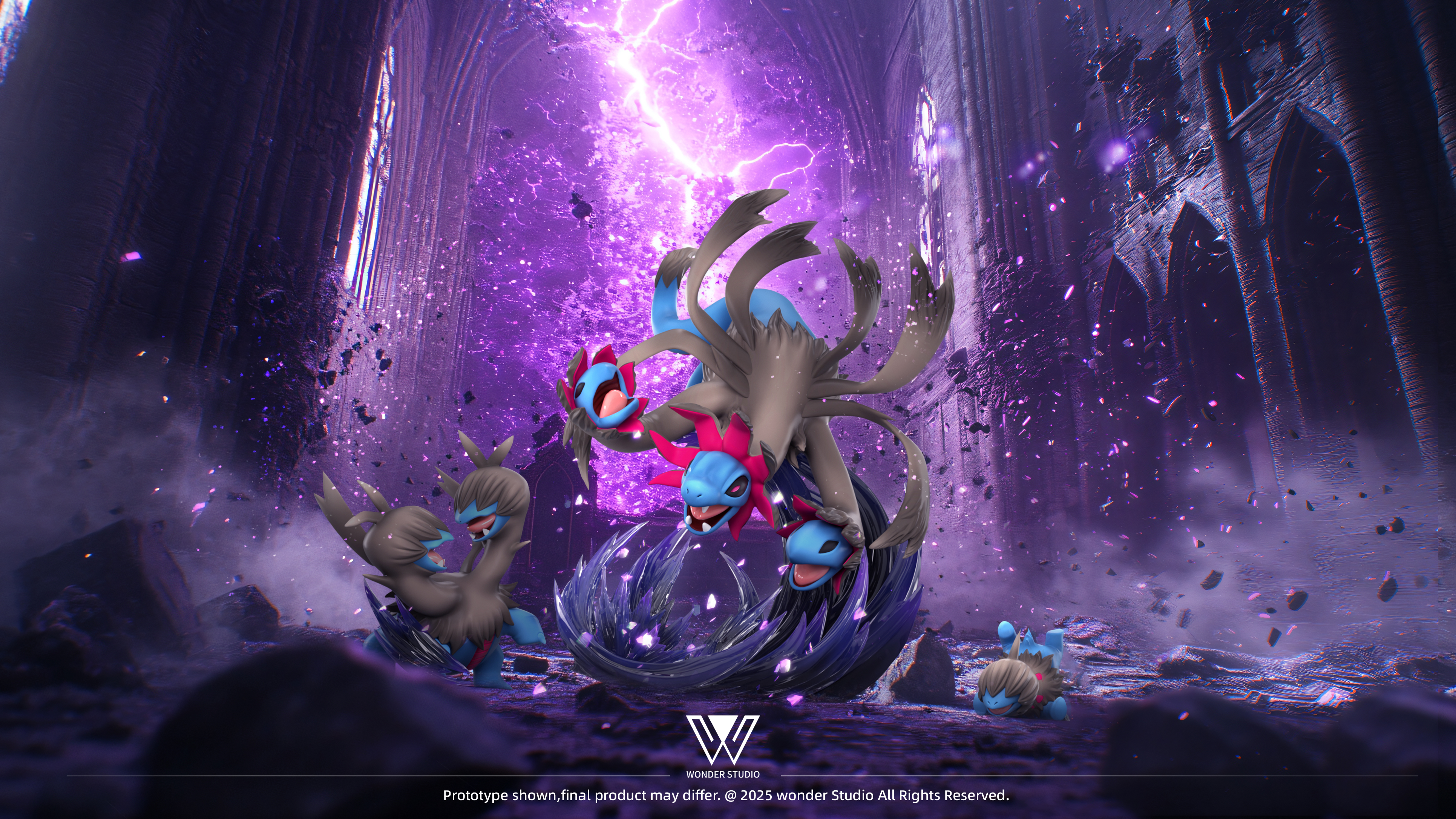 玩得Wonder studio 三首恶龙进化组 1/20 定金