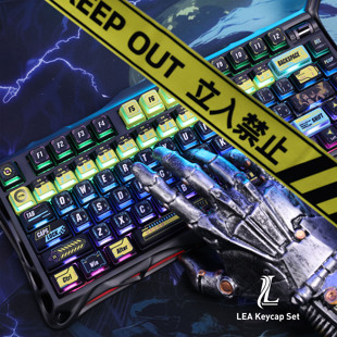 LEA月蚀终端赛博朋克核动力客制化键帽热升华68磁轴wooting迈从