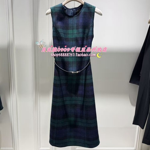 SCOFIELD专柜正品 25年冬款 时尚百搭优雅无袖连衣裙SFOWF4T004