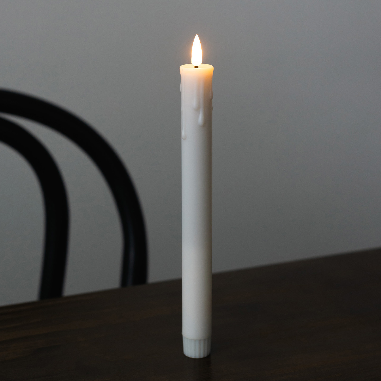 可充电仿真塑料长杆电子假蜡烛婚礼宴会咖啡店餐厅浪漫烛光晚餐