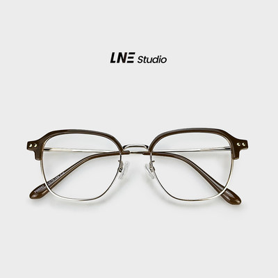 LNEstudio「精致秀气」超显气质眉型眼镜框架防蓝光男女可配度数