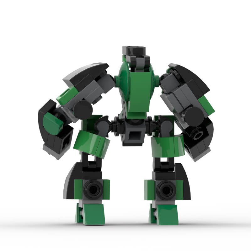 迷你机甲救赎者 拼插摆件 适用乐高国产积木难度拼装玩具礼物moc