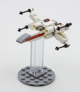 迷你X翼战机 战斗飞机 拼插摆件 玩具 国产积木零件moc小颗粒