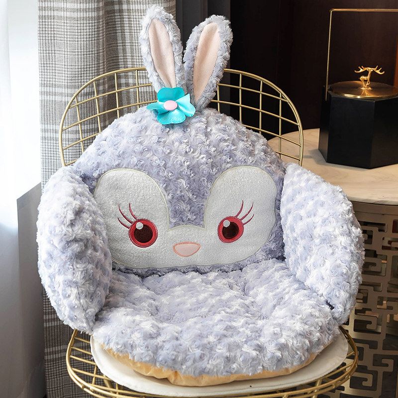 星黛兔子露坐垫办公室久坐靠垫坐垫腰靠一体半包围椅子垫子屁股垫,居家布艺,椅垫,淘宝优惠券,粉丝福利购,淘宝优惠卷