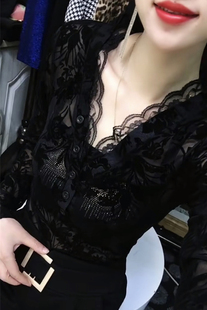 女 2020春季 新款 女装 打底衫 时尚 洋气百搭性感漂亮小衫 网红爆款