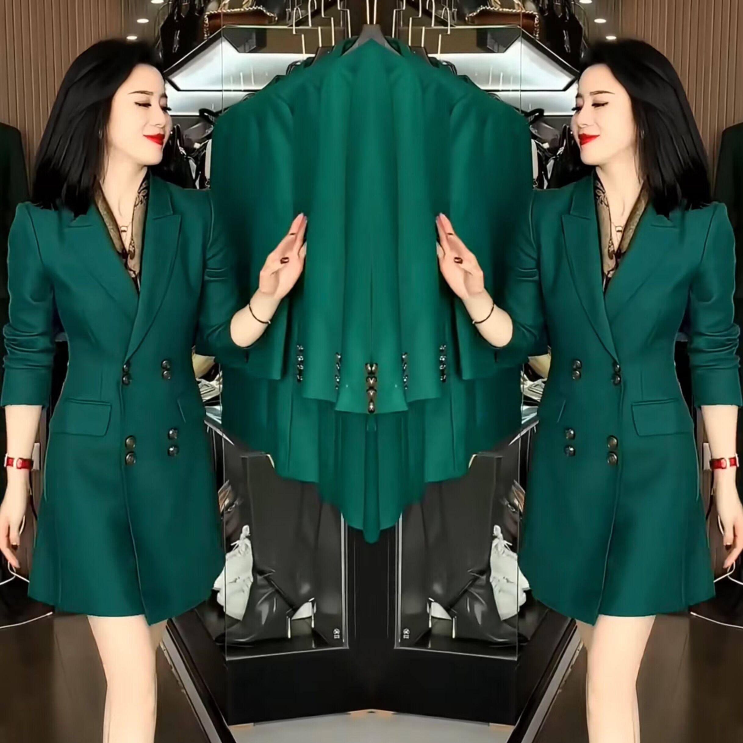 赫本风爆款女装2024年春季新款高端洋气时尚显瘦双排扣西服外套潮,女装/女士精品,短外套,淘宝优惠券,粉丝福利购,淘宝优惠卷