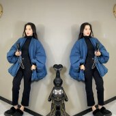 百搭韩版 洋气减龄宽松纯色长袖 外套女 新款 欧货高级感轻奢气质冬季