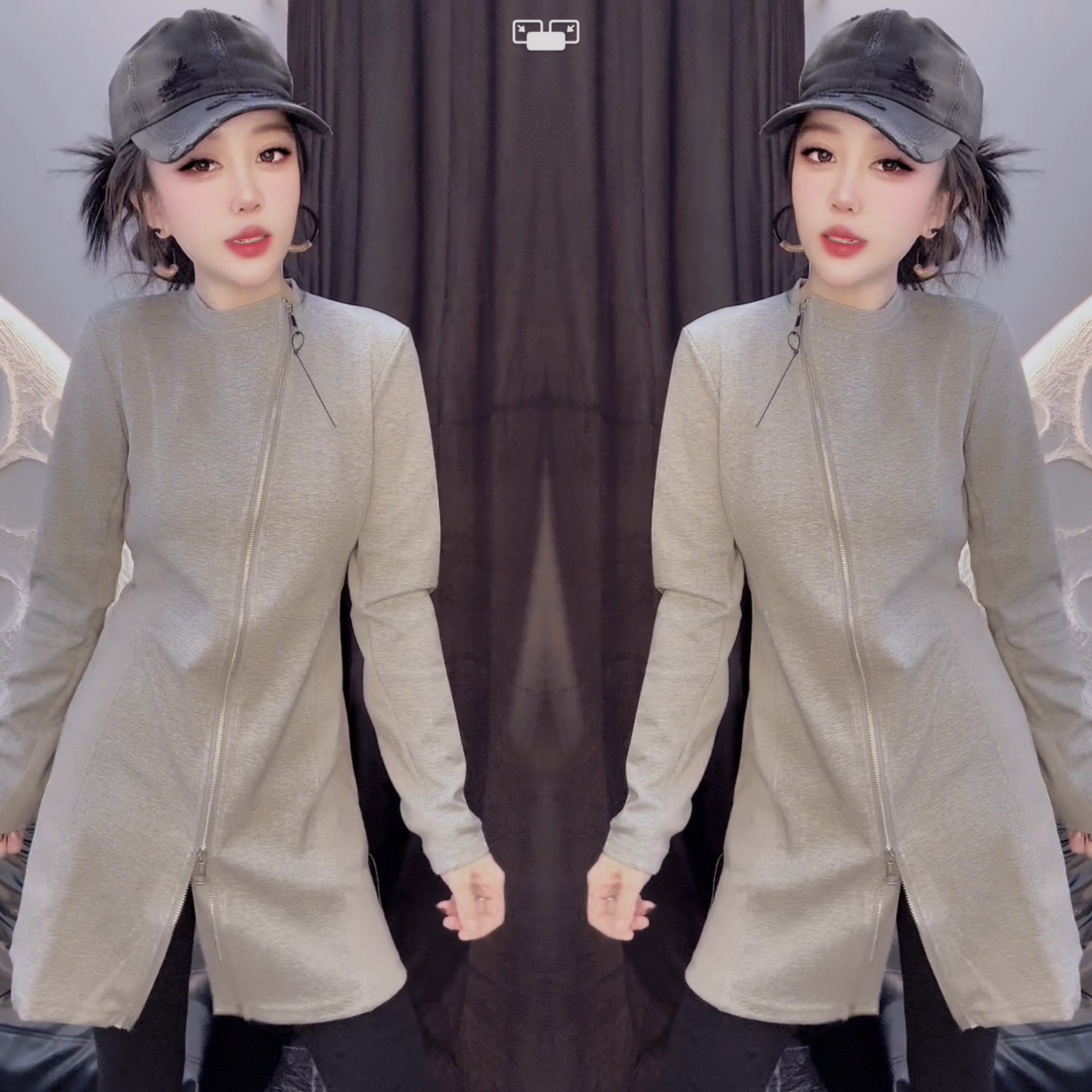 网红爆款轻熟风韩版气质减龄洋气休闲拉链设计感简约女神范连衣裙,女装/女士精品,民族服装/舞台装,淘宝优惠券,粉丝福利购,淘宝优惠卷