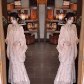 新中式 减龄洋气优雅时尚 两件套碎花连衣裙外披 温柔爆款 高级感时尚