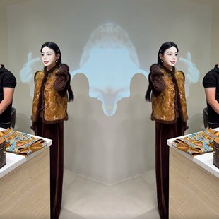 三件套潮 百搭爆款 新中式 复古优雅国风精致女神范贵气提花马甲长袖