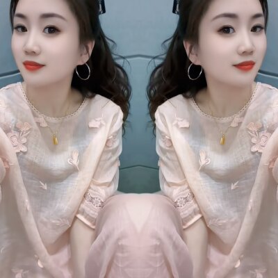 洋气印花设计感显瘦百搭打底衫潮