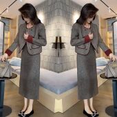 外套 法式 裙短款 减龄小香风女士套装 半身裙 轻奢减龄网红炸街爆款