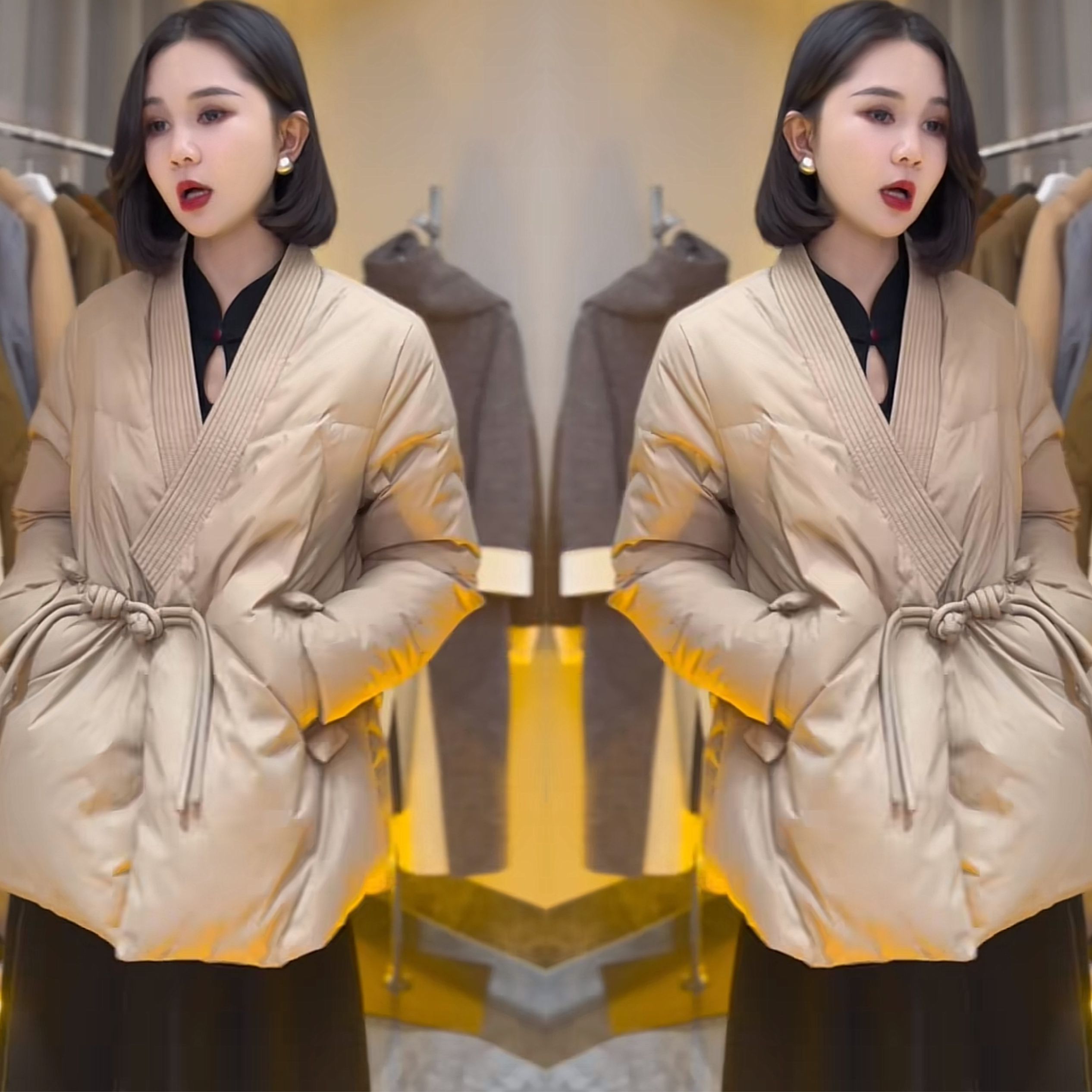 收腰显瘦纯色轻薄女士百搭外套