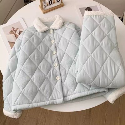 冬睡衣女三层夹棉高级感高颜值可外穿特厚防寒保暖家居服