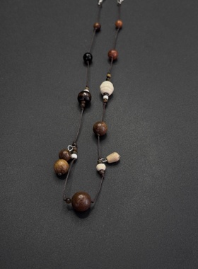 Vintage古著复古小众设计感项链高级感时尚百搭锁骨链B120359