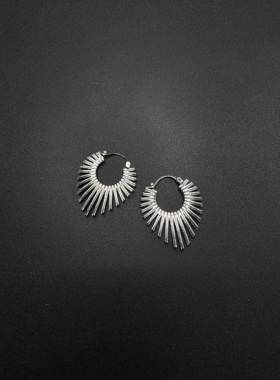 Vintage古着设计感古早风独特小众耳环复古耳环B82154