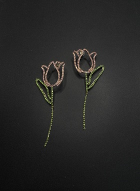 Vintage古着设计感古早风独特小众耳饰复古耳饰B101411