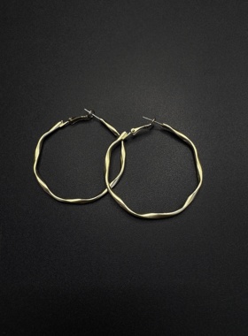 Vintage古着设计感古早风独特小众耳饰复古耳饰P72557