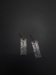 Vintage古着设计感古早风独特小众耳饰复古耳饰P72156