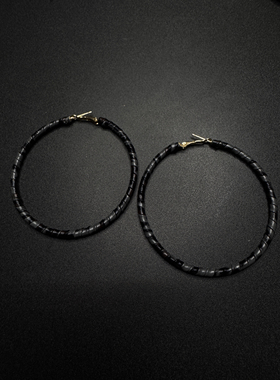 Vintage古着设计感古早风独特小众耳环耳饰H60561