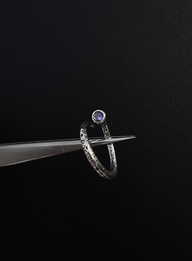 Vintage古着设计感古早风独特小众复古戒指P62356