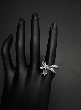 New Vintage古著蝴蝶结戒指