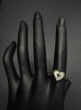 New Vintage古著贝母 戒指