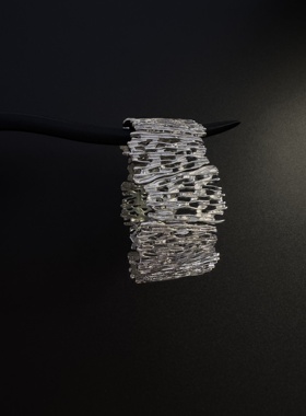 Vintage古着设计感古早风独特小众手镯复古手镯B100413