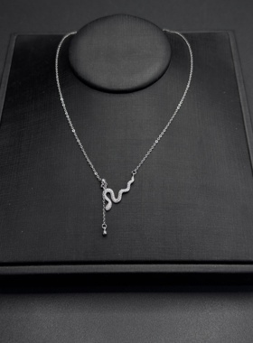 灵蛇项链女款新款毛衣链高级感轻奢小众蛇形饰品生日礼物R30907