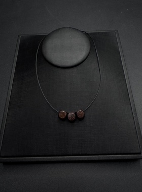 Vintage古着设计感古早风独特小众项链复古项链P73055