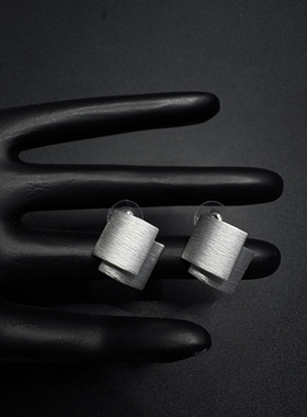 Vintage古着设计感古早风独特小众耳环耳饰P61053