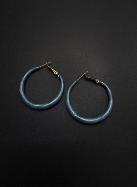 Vintage古着小众设计感高级感气质耳环女新款潮少女耳环R100453