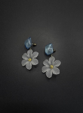 Vintage古着小众设计感高级感气质耳环女新款潮少女耳环B60362