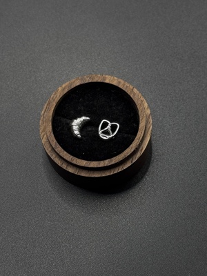 Vintage古著法式复古简约通勤碱水结小众设计感百搭耳钉H10715